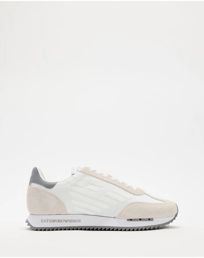 Emporio Armani EA7 - Vintage Mix Eagle Sneakers - Men's