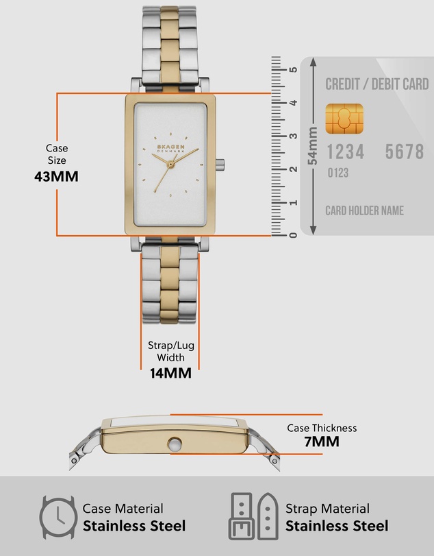 Skagen - Hagen Two Tone Analogue Watch