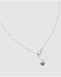 CA Jewellery - Letter R Pendant Necklace Silver