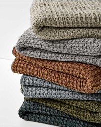 Aura Home - Waffle Bed Cover