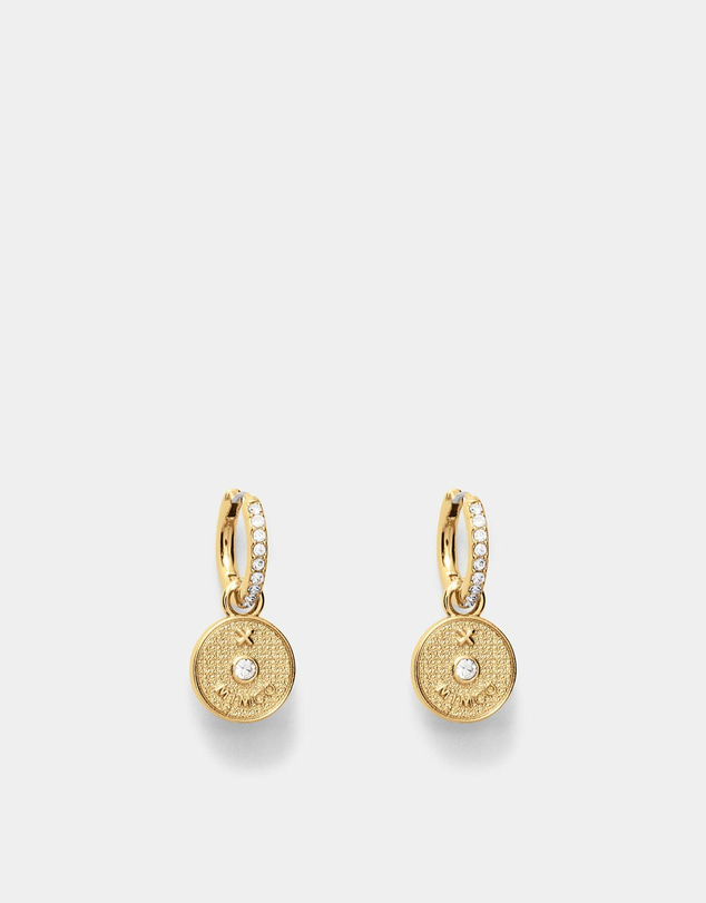 MIMCO - Amulet Charm Hoop Earrings