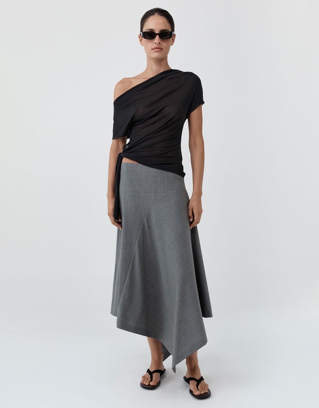 St. Agni - Fine Jersey Off Shoulder Top
