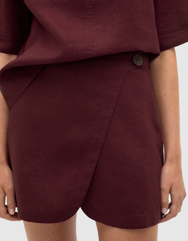 Seed Heritage - Linen Wrap Skort