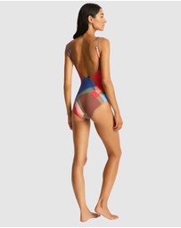Sea Level Australia - Santora Scoop Back Panel Line One Piece