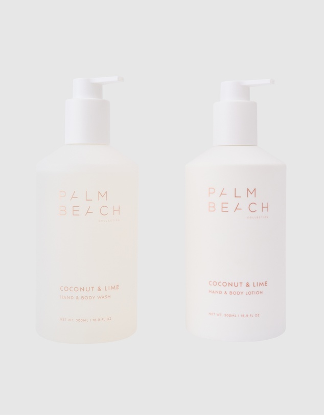 Palm Beach Collection - Coconut & Lime Hand & Body Wash + Lotion Set