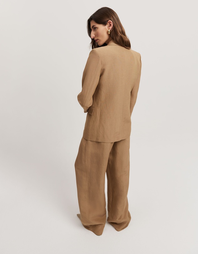 Country Road - Textured Double-breasted Blazer