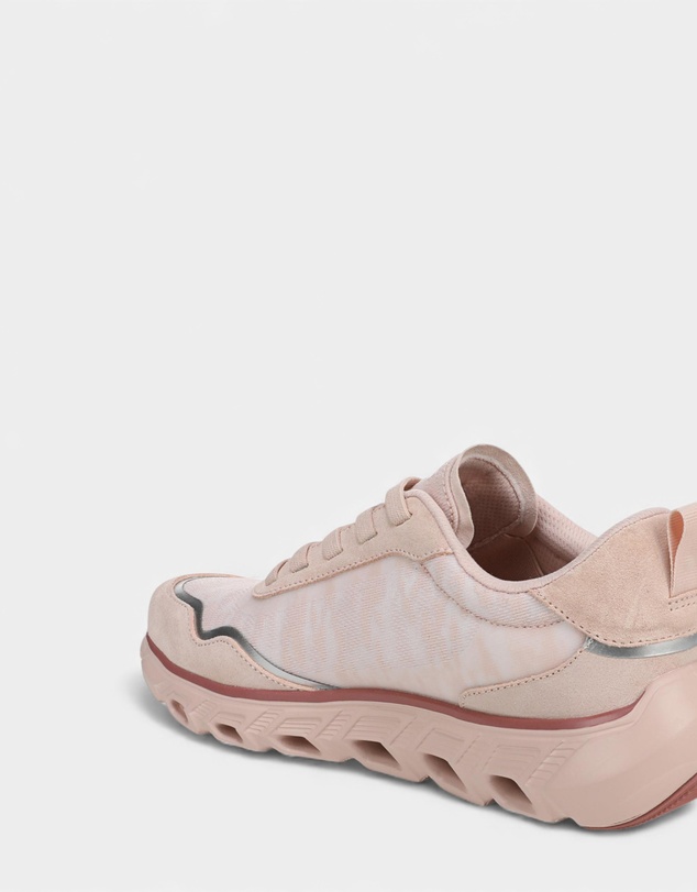 Vionic - Presley Lace-Up Sneaker - Cameo Rose