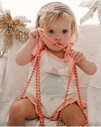 WITH LOVE FOR KIDS - Frills Knitted Romper - Babies