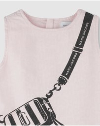 Marc Jacobs - Crosbody Bag Print Sleeveless Dress - Kids-Teens