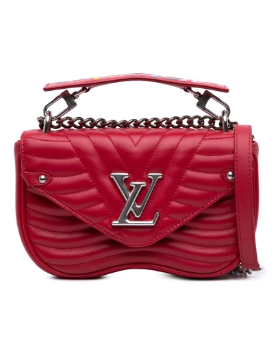 Pre-Loved by Azura Reborn - Pre-Loved louis vuitton Quilted Leather Shoulder Bag with Chain Strap and Top Handle
