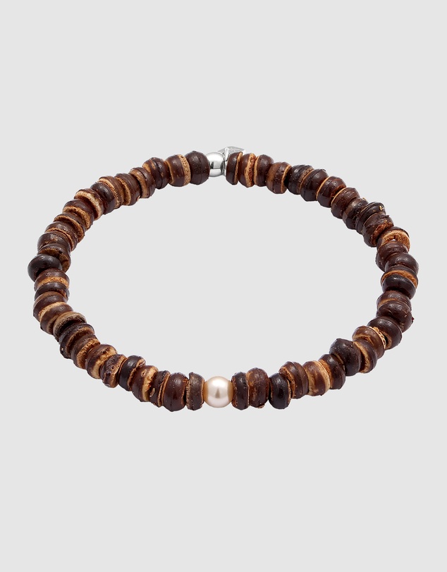 Kuzzoi - ICONIC EXCLUSIVE - Coconut Beads Bracelet in 925 Sterling Silver