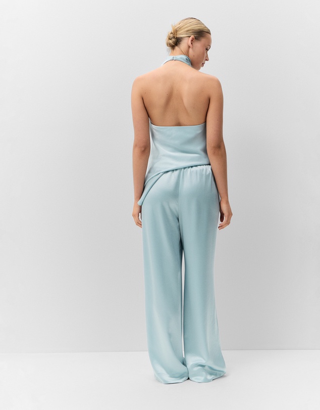 UNISON - Satin Wide Leg Pant