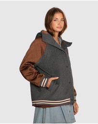 Belle & Bloom - Remix Bomber Varisty Jacket