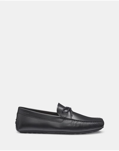 BOSS - Noel Leather Driver Moccasins - Men's
