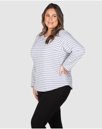 Love Your Wardrobe - Torquay Stripe Long Sleeve Tee