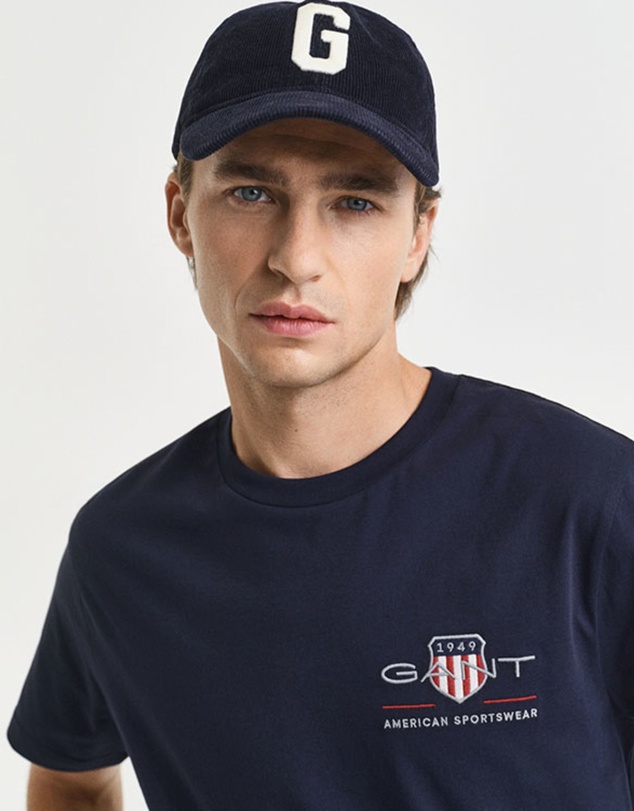 Gant - Embroidered Archive Shield T-Shirt