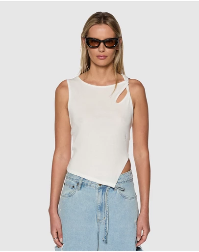 Ksubi - Twisted Tank White