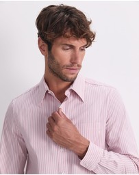 Sportscraft - Stripe Long Sleeve Poplin Shirt