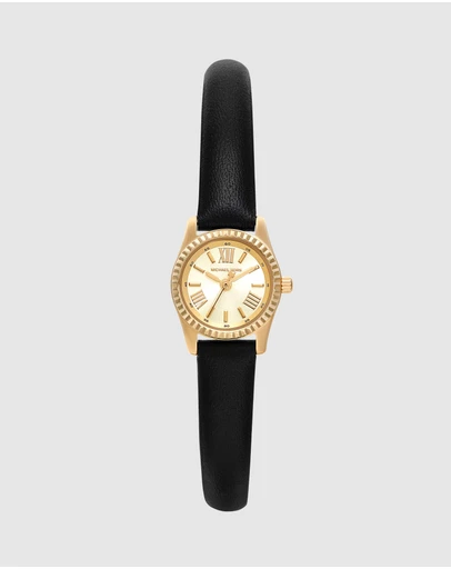 Michael Kors - Lexington Black Analogue Watch