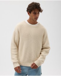 AERE - Organic Cotton Fisherman Rib Jumper