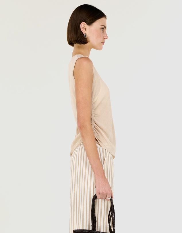 Staple the Label - Alix Drawstring Knit Top
