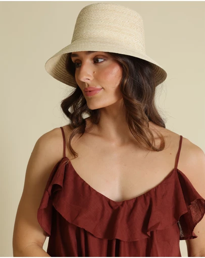 Morgan & Taylor - Adva Bucket Hat in Natural