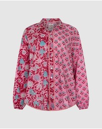 KINGA CSILLA - Kamala Block Print Chalm Shirt
