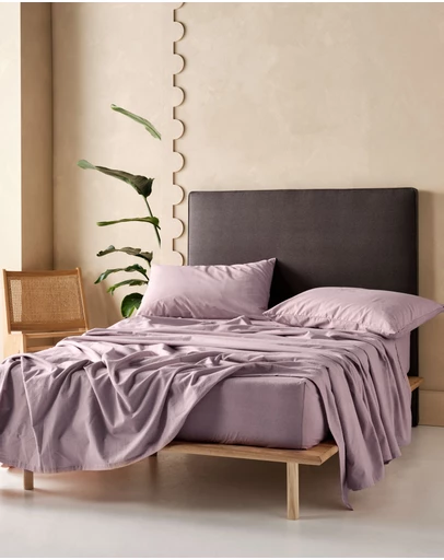 Linen House - Flannelette Plain-Dyed Sheet Set