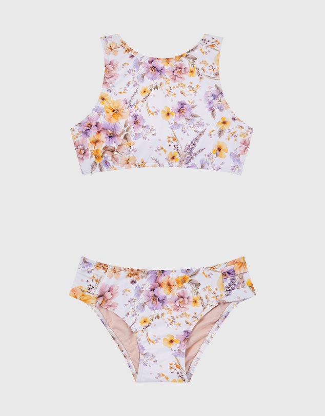 Aqua Blu Kids - Fleur High Neck Bikini Set