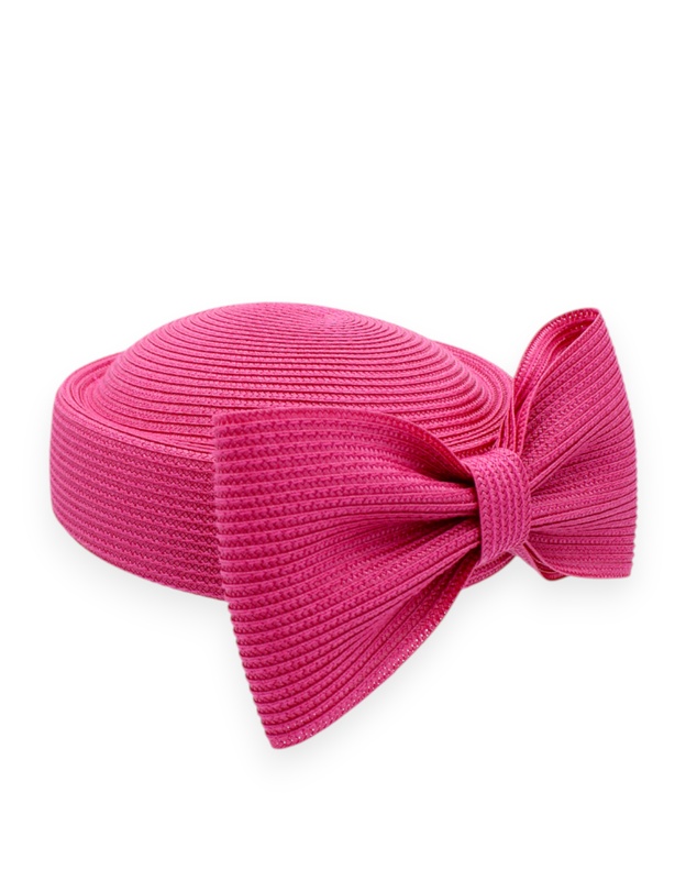 Morgan & Taylor - Tara Racewear Pillbox Hat in Hot Pink