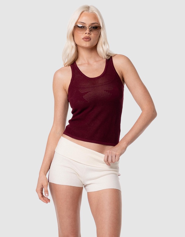 JGR & STN - Vera Crochet Tank