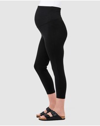 Ripe Maternity - Organic Over Bump 3/4 Legging