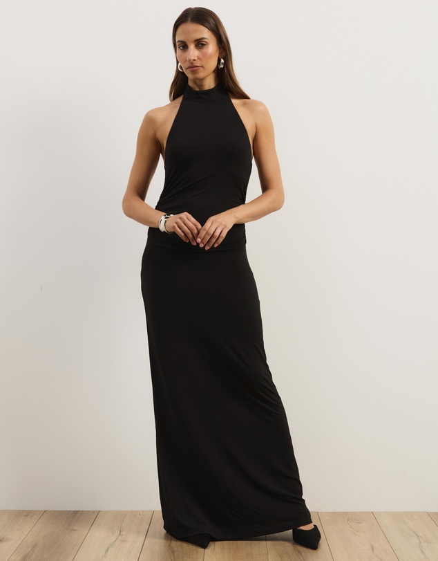 Atmos&Here - Ida Halter Neck Maxi Dress