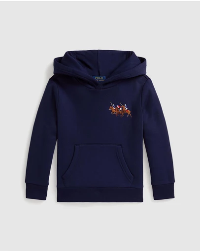 Polo Ralph Lauren - Triple-Pony Fleece Hoodie - Babies-Kids