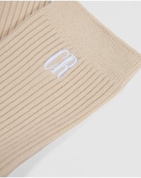 Country Road - Australian Cotton Blend Cr Ribbed Three Quarter Crew Sock