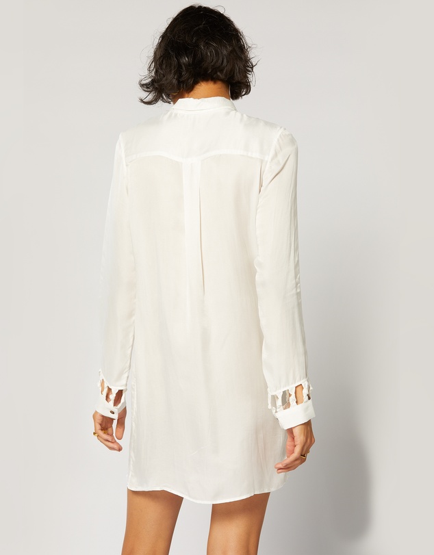 Winona -  Aubrey Shirt Dress White