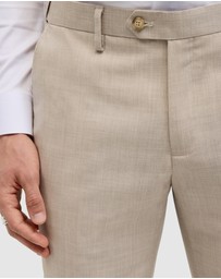 Politix - Wool Blend Regular Stretch Premium Tailored Pant