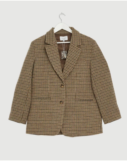 Revibe - Repaired Minima Esenciales Desi Wool Blazer - AU 10