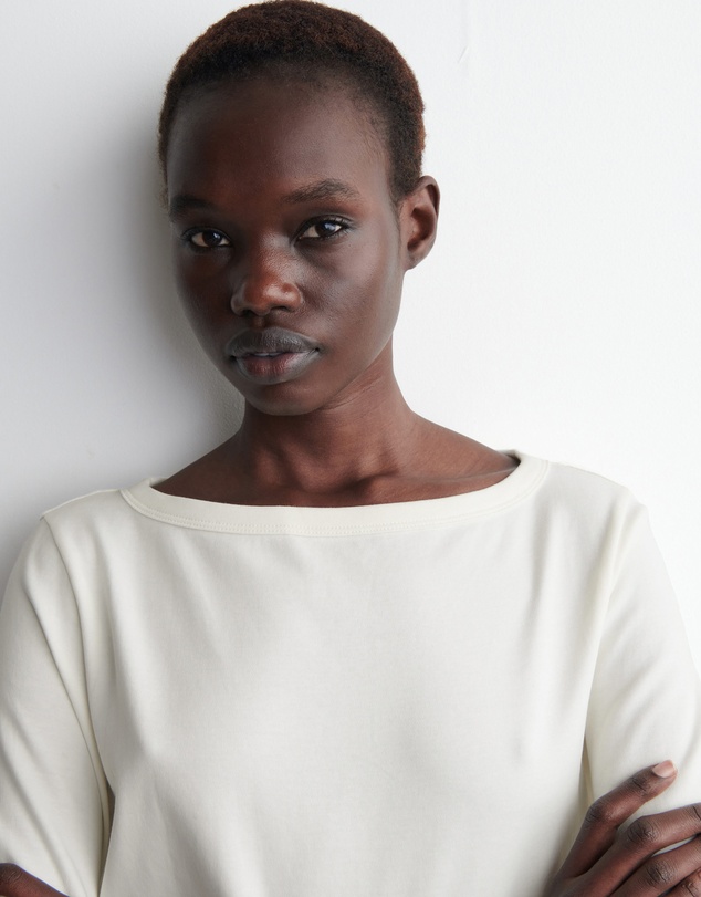 COS - 3/4 Sleeve Cotton Top