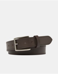 Buckle - McAllister. Australian Made Buffalo Leather Belt. 35mm width.