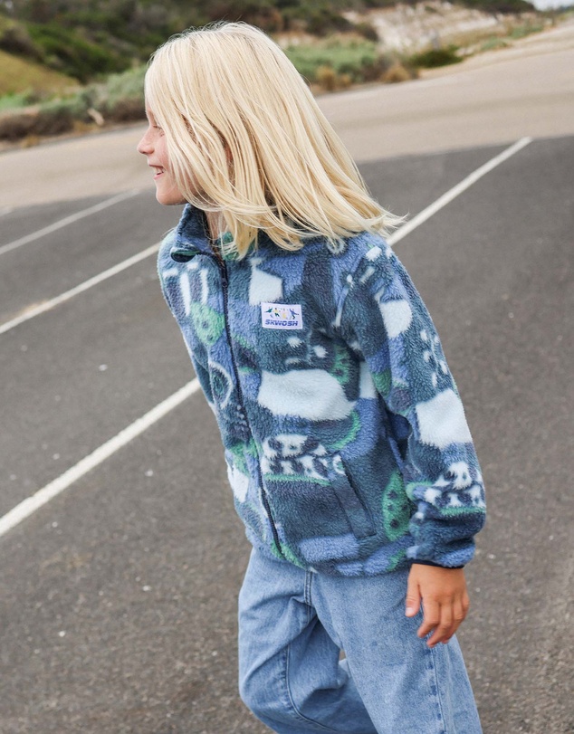 Skwosh - Shady Beaches Kids Polar Fleece Jacket
