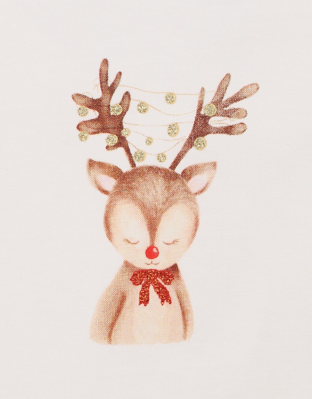 Bebe by Minihaha - Christmas Festive Reindeer Bodysuit & Shorts Set - Babies