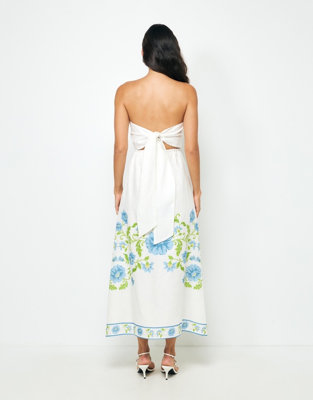 AERE - Elladia Strapless Midi Dress