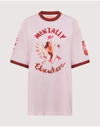 SMWR. by The Somewhere Co - Gemini Astrology Oversized Tee
