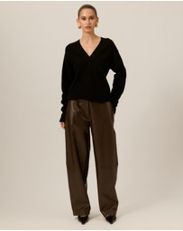 Tussah - Mila V-Neck Knitted Jumper