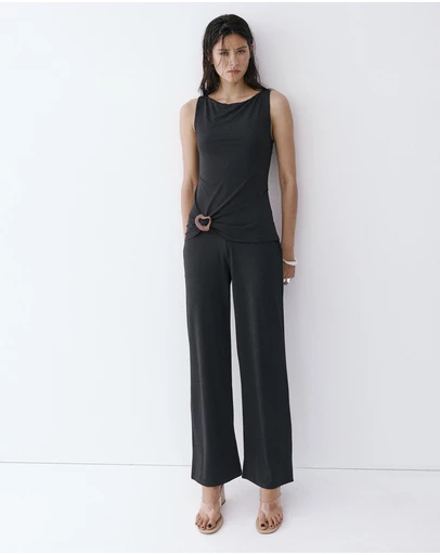 M.N.G - Jumpsuit With Resin Applique
