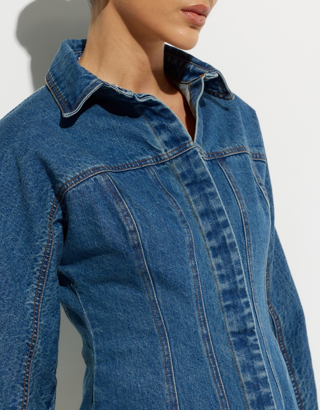 Calli - Lily Denim Scultped Jacket