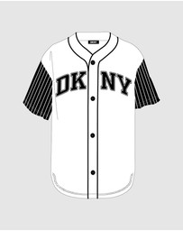 DKNY - Logo Short Sleeve Shirt - Kids-Teens