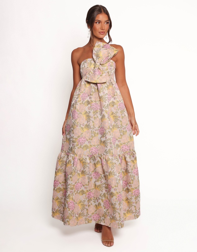 Petal & Pup - Betina Bow Front Maxi Dress - Multi Floral