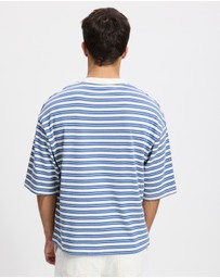 Zanerobe - Stripe Crop Flow Tee